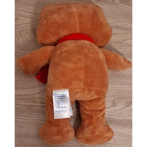 Build-a-Bear Workshop BAB Gingerbread Frog GIRL Christmas 15” Plush W/ Bow - Picture 4 of 5